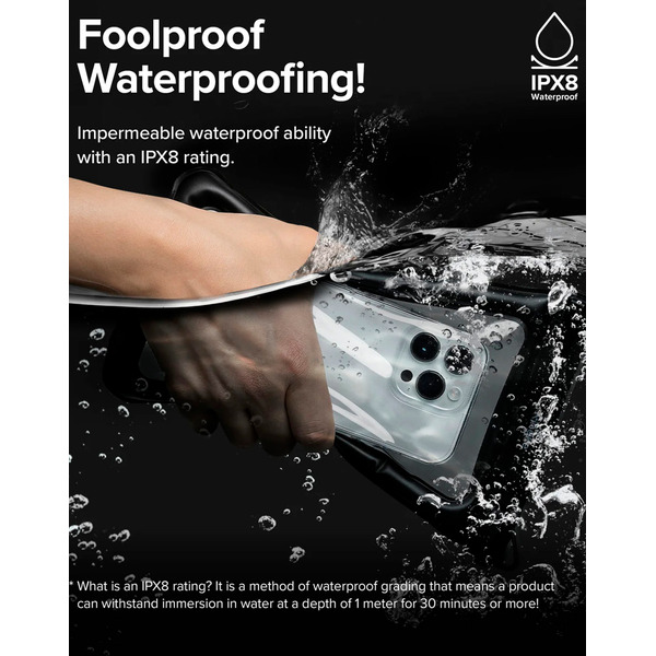 Чехол водонепроницаемый универсальный Ringke Floating Waterproof Pouch