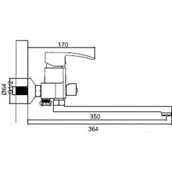 Смеситель Ledeme H43 L2243