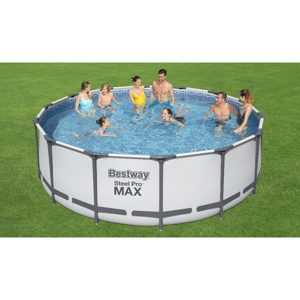 Каркасный бассейн Bestway Steel Pro Max 5612X (427x122 см, с фильтр-насосом и лестницей)