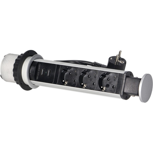 Блок розеточный Orno OR-AE-1349-AL 1,8 м