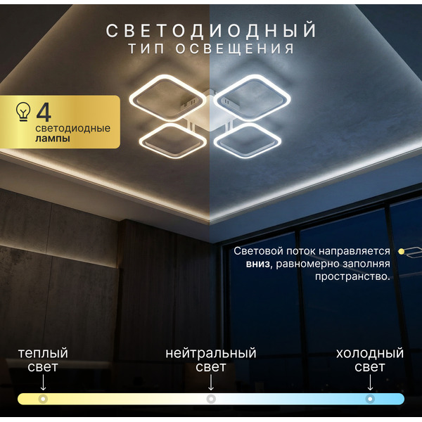 Люстра Sundays Home LED C23046T