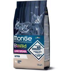 Сухой корм для кошек Monge Superpremium Cat BWild Kitten Goose (1.5кг)