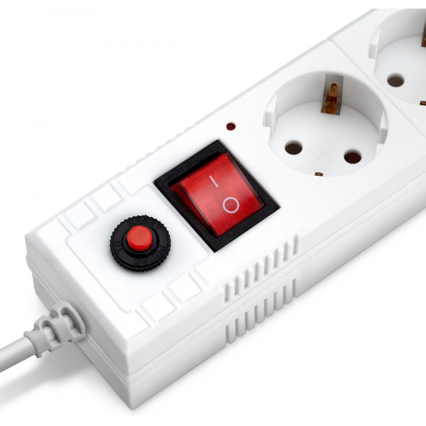 Сетевой фильтр Buro BU-SP5-USB-2A-W