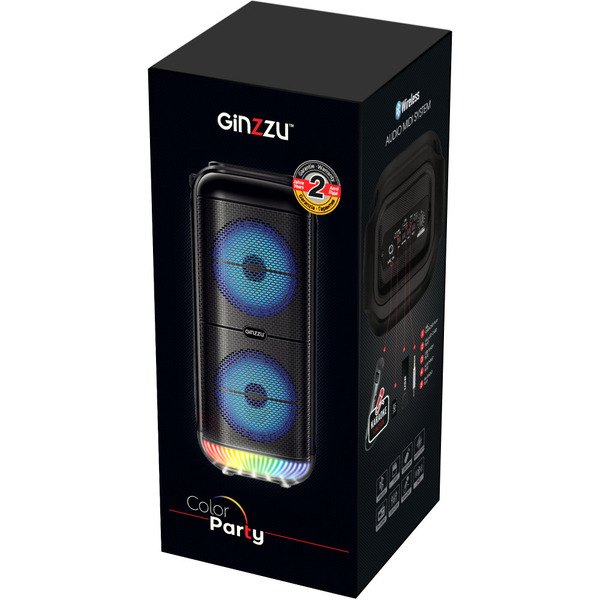 Колонка для вечеринок Ginzzu GM-235