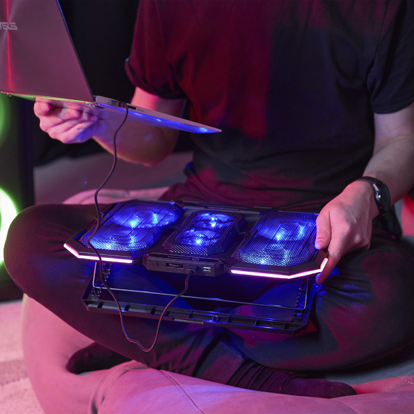 Подставка для ноутбука EVOLUTION LCS-08 RGB