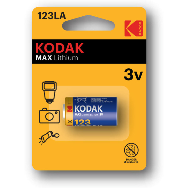 Батарейки Kodak CR123 [ K123LA] MAX Lithium 30956223-RU1