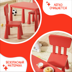 Комплект мебели с детским столом NINO Polo BS-8836 (red)