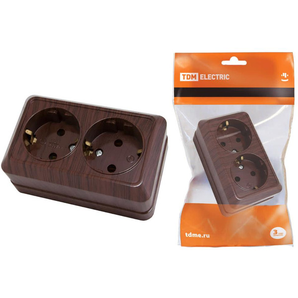 Розетка TDM Electric Ладога SQ1801-0036