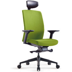 Кресло BESTUHL J2 (черная рама, спинка-ткань, сиденье-ткань, крест.-пластик, зеленый)