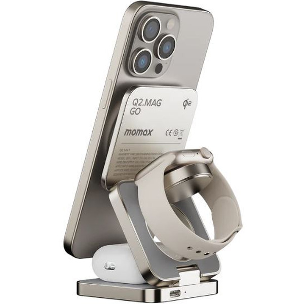 Беспроводное зарядное устройство Momax Q2.Mag Go (UD31L)