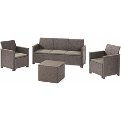 Набор садовой мебели Keter Elodie 3s set 254086 (капучино)
