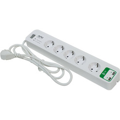 Сетевой фильтр APC Essential SurgeArrest 5 outlets with 5V, 2.4A 2 port USB (PM5U-RS)