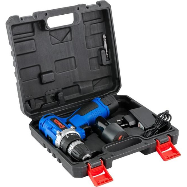 Дрель-шуруповерт Витязь ДА-110-2 с 2-мя АКБ, кейс