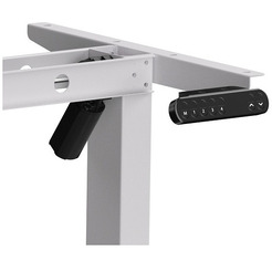 Стол подъемный WellDesk WDE Basic 130x67.5х1.8 (белый/акация лэйкленд)