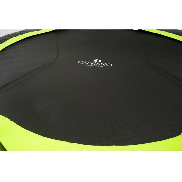 Батут пружинный с защитной сеткой Calviano 252 см - 8ft INSIDE master green