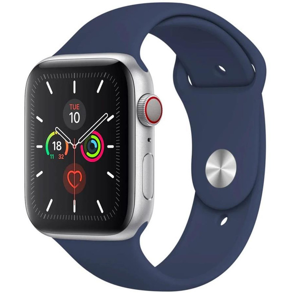 Ремешок Bingo Silicone для APPLE Watch 42/44/45mm (S) Темно-синий