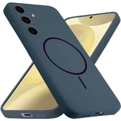 Бампер Bingo Silicone Magnetic для SAMSUNG S25 Синий