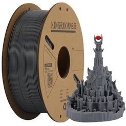 Пластик Kingroon PLA 1.75мм NPLA018 (1кг, Dark Grey)
