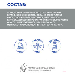 Шампунь для животных Doctor VIC Для черной шерсти собак и кошек (250мл)