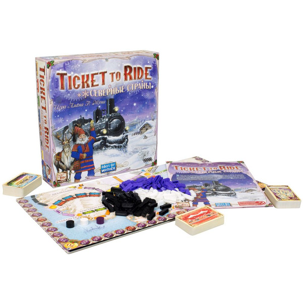 Настольная игра Hobby World Ticket to Ride Северные страны 1702