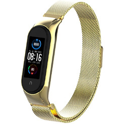 Ремешок Bingo Magnetic для Xiaomi Mi Band 5 Золотистый