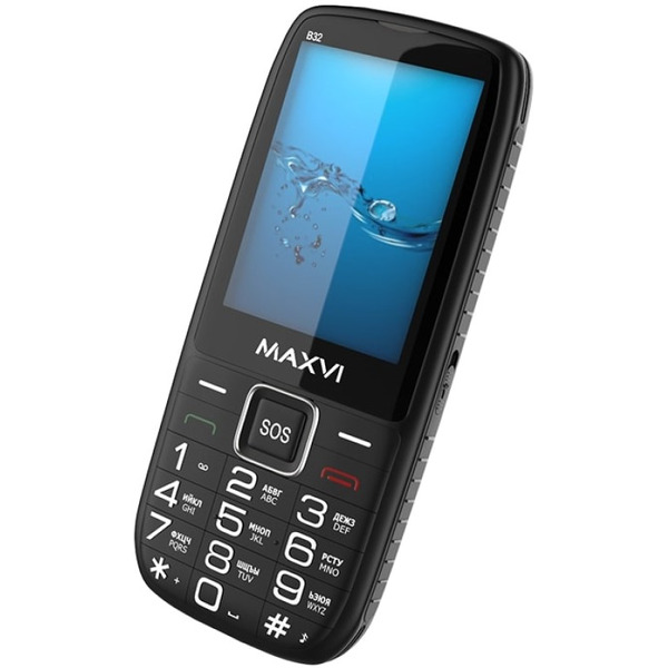 Мобильный телефон Maxvi B32 (черный)