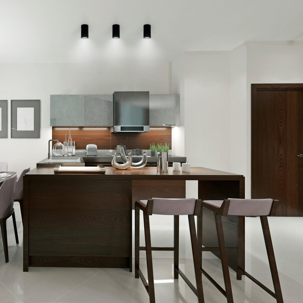 Светильник Gauss Basic GU10 HD061 (черный)