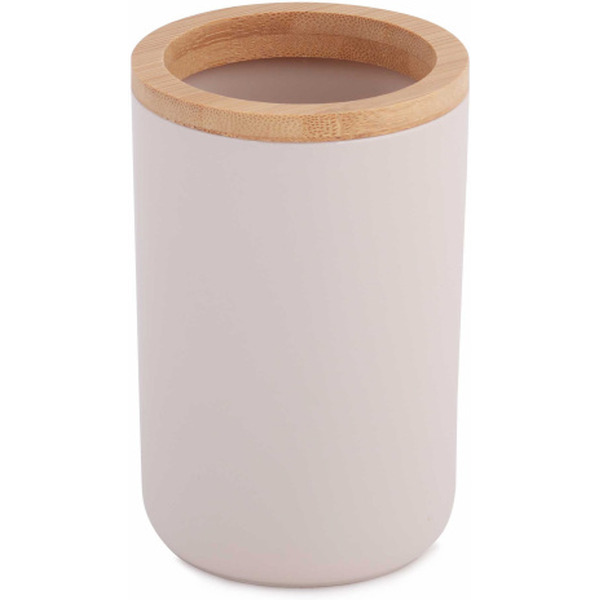 Стакан для зубной щетки и пасты Альтернатива Бамбук М8053 (бежевый)