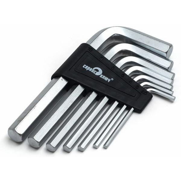 Набор шестигранников СЕРВИС КЛЮЧ 76400 (7 предметов)