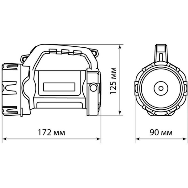 Фонарь светодиодный TDM SQ0350-0059 "Прожектор 6"