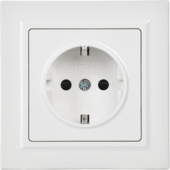 Розетка IEK Brite РСР14-1-0-БрБ