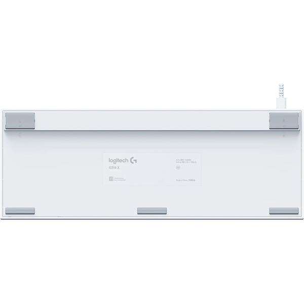 Клавиатура Logitech G316 X 8K 920-013700 (белый, с гравировкой)
