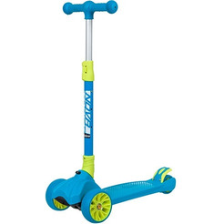 Самокат Novatrack Rainbow Pro Button 120PROB.RAINBOW.BL20