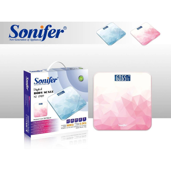 Напольные весы Sonifer SF-1909 (голубой)