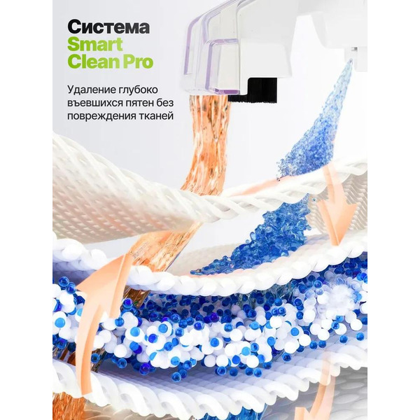 KCC-4322 белый Пылесос для химчистки ковров и мягкой мебели KIWI