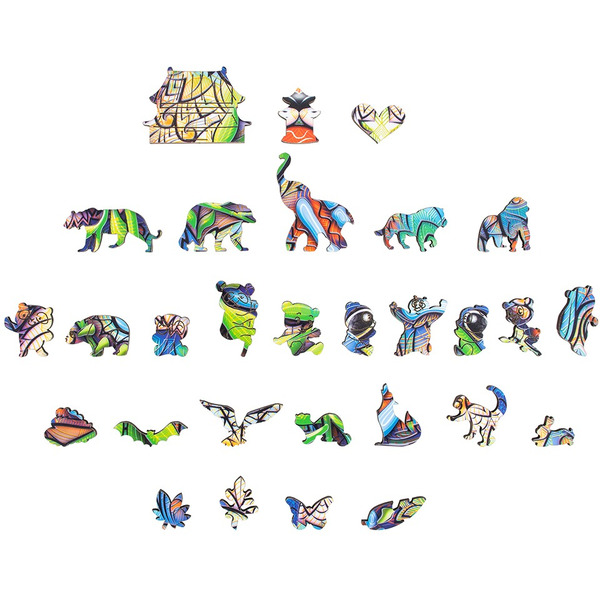 Сувенирный пазл MASTER WOOD Панда SWPP