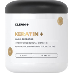 Маска для волос Cleanplus KERATIN +,  500 мл