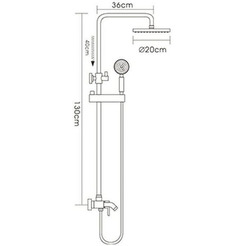 Душевая система FRAP F2416