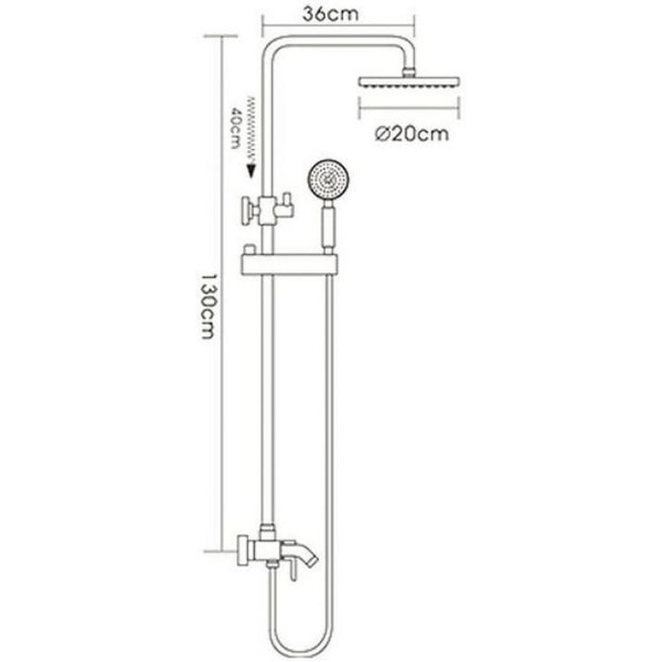Душевая система FRAP F2416