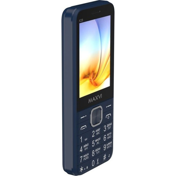 Кнопочный телефон Maxvi K28 (синий)