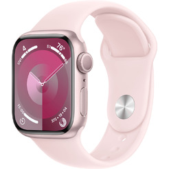 Смарт-часы Apple Watch Series 9 41mm Pink MR933CH/A (силиконовый ремешок S/M)