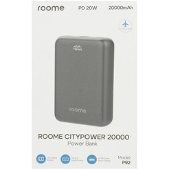 Внешний аккумулятор Roome CityPower P92 RMCP20K 20000mAh (черный)