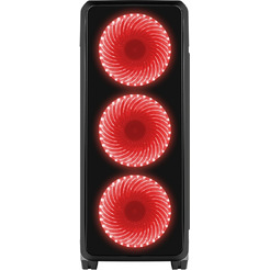 Корпус для компьютера GENESIS Titan 750 Red Midi NPC-1125