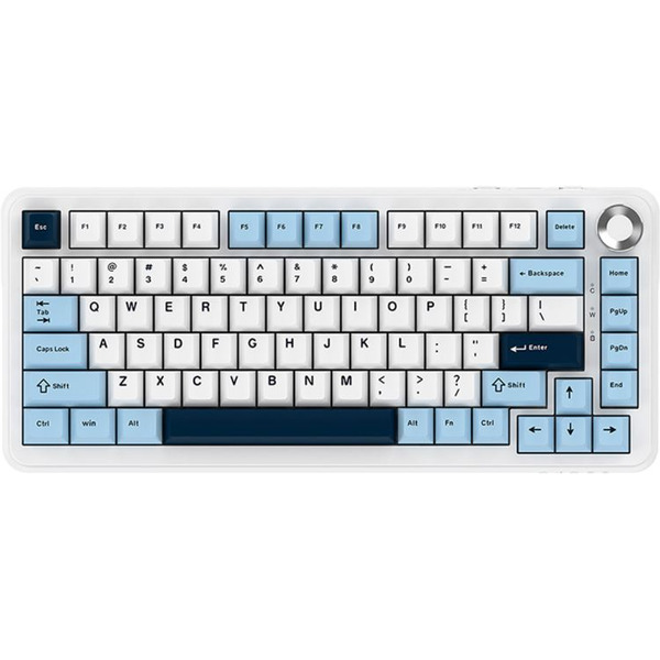 Клавиатура AJAZZ AK820 MAX PLUS Daydream Switch (белый/голубой)