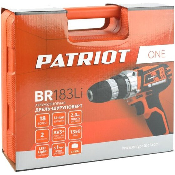 Дрель-шуруповерт Patriot BR 183Li