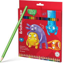 Набор цветных карандашей Erich Krause Jolly Friends 61794 (24 шт)