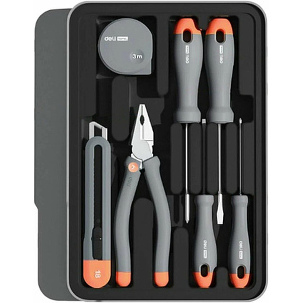 Набор инструмента Deli H1001-ADE (15 предметов)