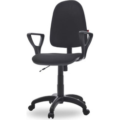 Кресло офисное Фабрикант Престиж+ (ТК-1 черный/О/PL 600)