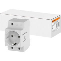 Розетка с заземляющим контактом TDM SQ0209-0001 РАр10-3-ОП Shuko