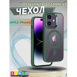 Бампер Bingo Metal Magnetic для APPLE iPhone 11 Зеленый
